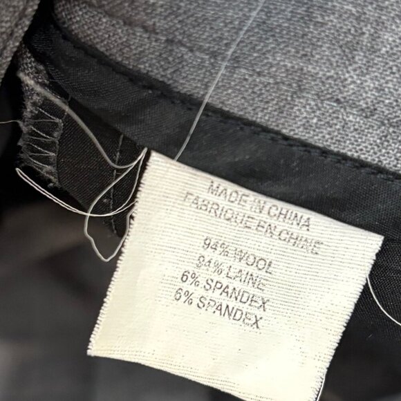 THEORY Lightweight Wool Blend Gray Rose Broadway Dress Pant sz 6 - Picture 5 of 12